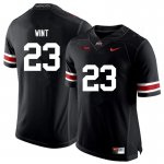 Men's Ohio State Buckeyes #23 Jahsen Wint Black Nike NCAA College Football Jersey Top Quality OKQ7244JB